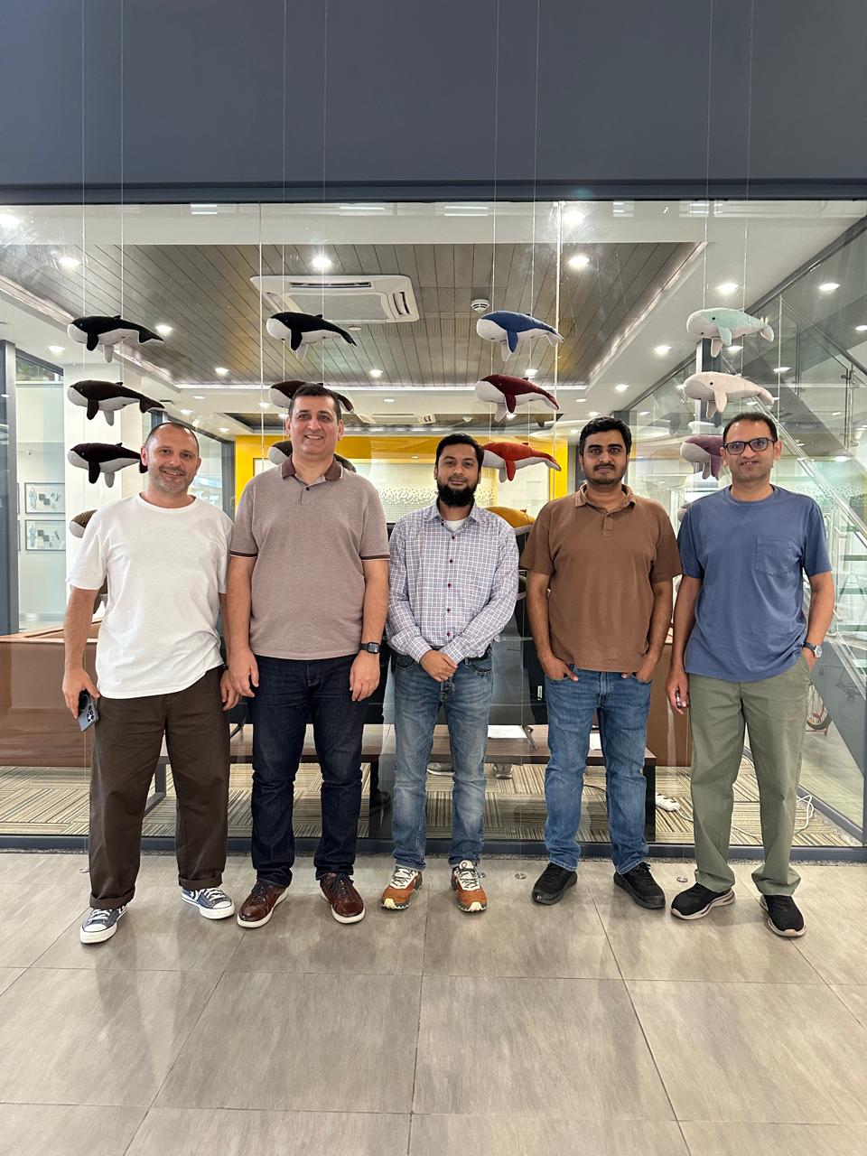 DenimNotes team in-person visit to Diamond Denim by Sapphire showroom, July 2 2026
